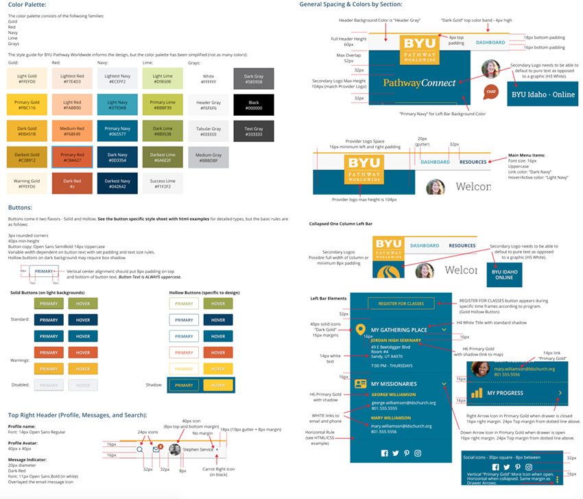 BYU Pathway Portals web applications